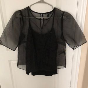 Sheer blouse